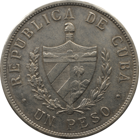 1 peso 1933 kuba b